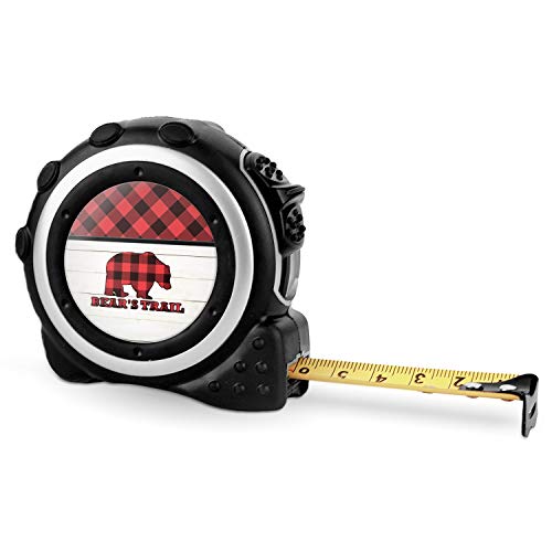 Cinta Métrica Personalizada Lumberjack Plaid 16 ft miniatura 1