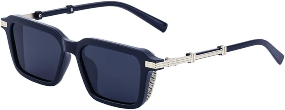 Small Rectangle Punk Sunglasses Men Women Vintage Steampunk Sun Glasses Male Eyeglasses Shades