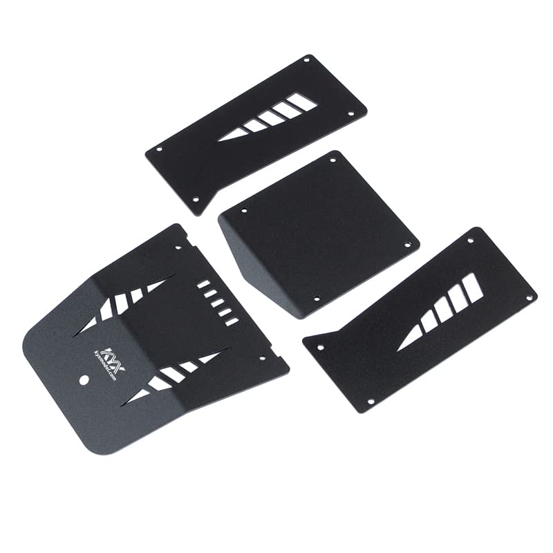 KYX Racing Aluminum Alloy Car Body Panel Kit Car Shell Guard Plate Kit Upgrades Accessories for 118 RC Crawler Car Axial Capra UTB18