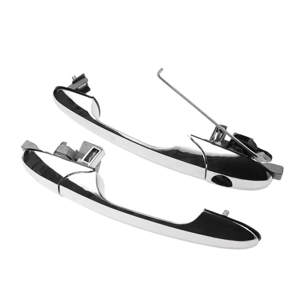 RAtsch Car Side Exterior Door Handle 735592026 Exterior Door Handle 735592012 for 500 2007-2020 for Alfa for Romeo for 147 2000-2010(1 Pair)