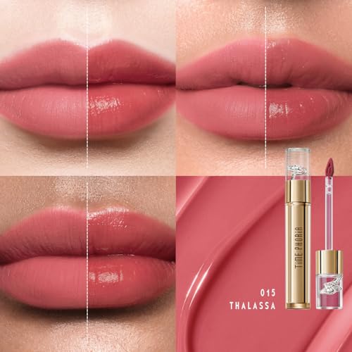 Image of Elixir Velvet-Shine Switching Lip Tint, 2-in-1 Velvet & Shine Lip Cream, Hydrating Long Lasting Liquid Lipstick, Blurs Lip Lines, Lightweight Non-Sticky with Vitamin E 015 Thalassa