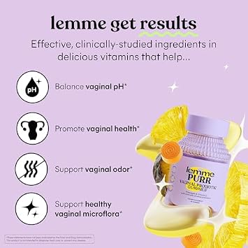 Lemme Purr & Play Bundle - Daily Intimacy Gummies and Vaginal Probiotic Gummies for Women (60ct Each)
