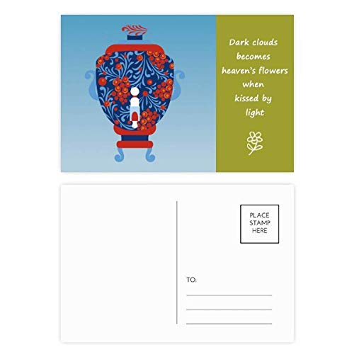 Carte postale poésie Russie pour écrire un grand merci personnalisé à vos proches