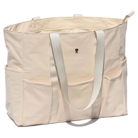 ESVAN Utility Tote Bag Weekender Duffle Bag with 13 Pockets - Perfect for Travel, Work, Gym, Beach, Teachers, and Nurses Cover
