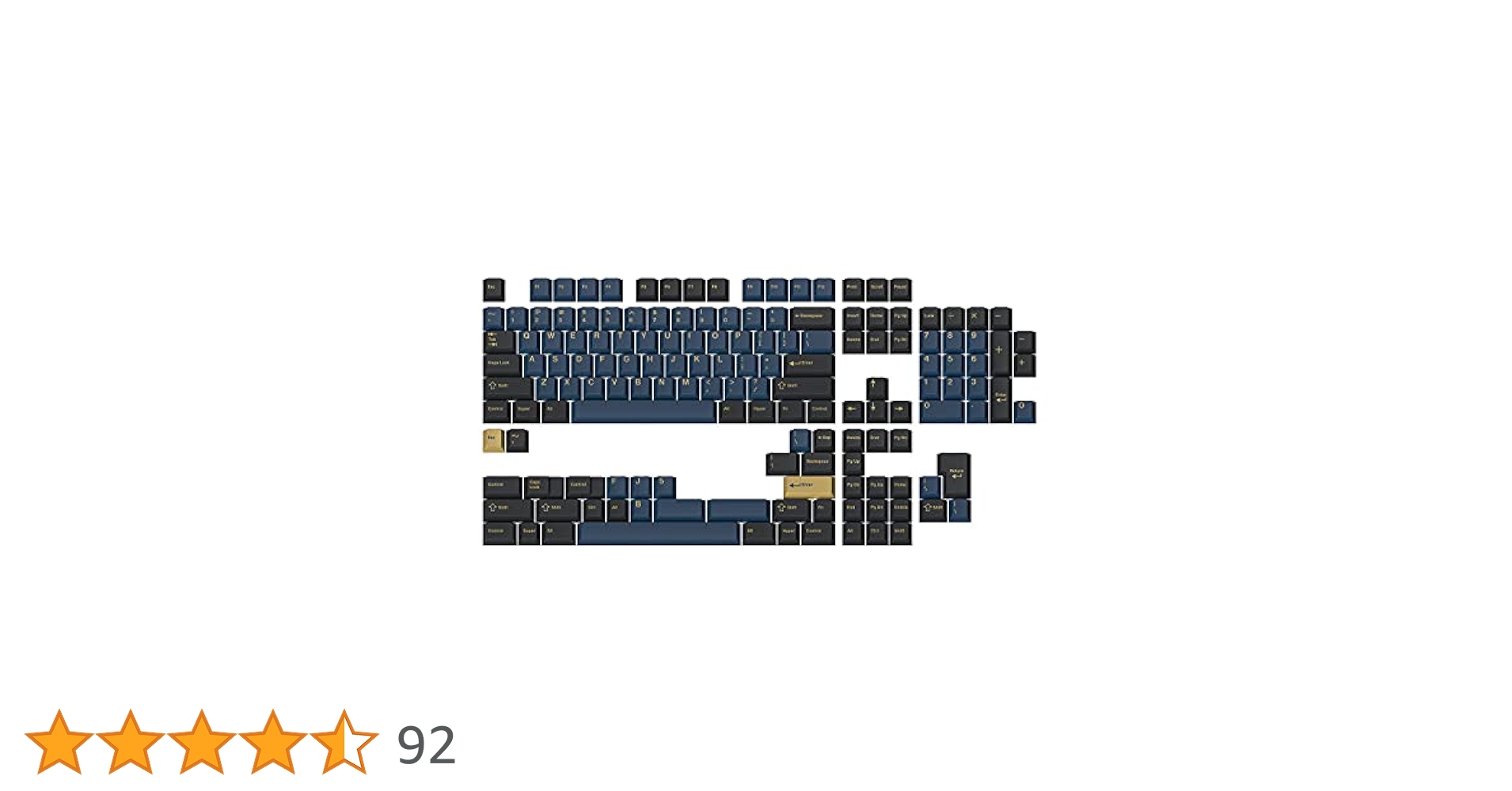 【希少】GB SKINS GOD SAVE THE KING MA-1 38 DROP + Redsuns GMK Blue Samurai Custom Mechanical Keyboard