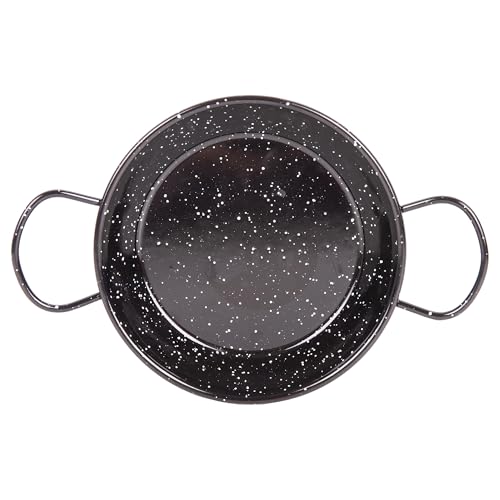 Cofan Paellero de Acero Esmaltado | Ø15 cm | Mini | Paellera Tradiconal Pequeña | Con 2 Asas