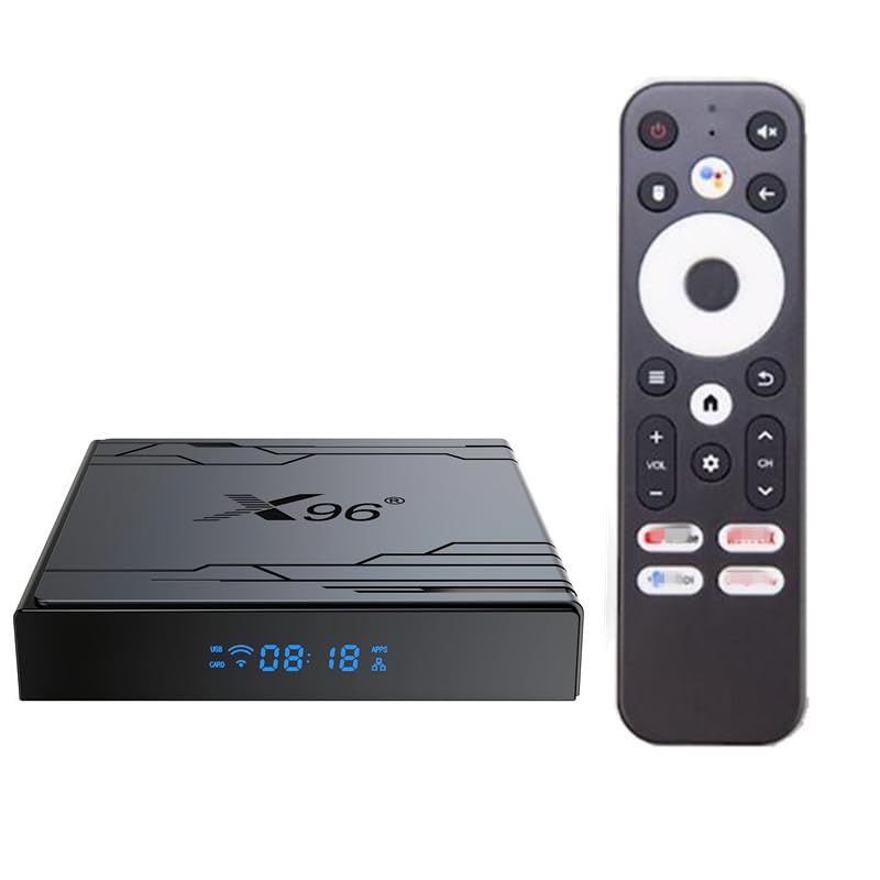 [Ultimo Android TV Box 14.0 del 2025] L'ultimo Android TV Box 14.0 è alimentato dal chip X96 NEX, il nuovissimo processore Rockchip S905Y5 del 2025. Con il nuovissimo sistema operativo Android 14.0 e potenti CPU e GPU, funziona in modo più veloce e fluido. Nuovo design dell'interfaccia utente e controlli migliorati per dispositivi e contenuti multimediali. Supporta maggiori controlli della privacy, aggiornamenti online e trasmissione dello schermo del telefono cellulare.