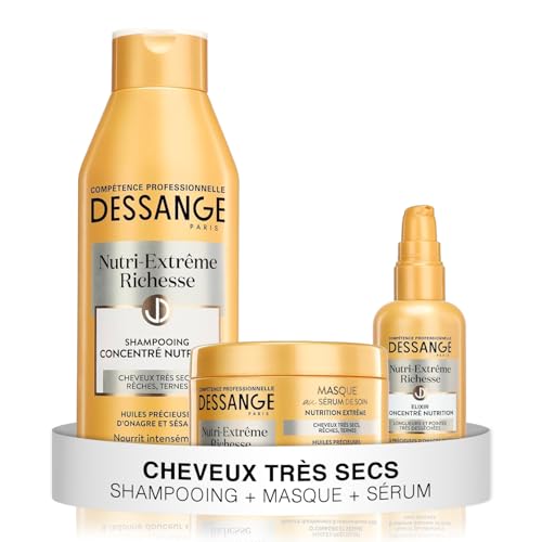 Coffret Nutri-Extrême DESSANGE votre rituel beauté des cheveux secs à la maison