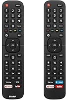 (Pack of 2) Replacement for hisense tv Remote EN2B27 EN2BS27H, Remote Control Compatible with Hisense LED Smart TVs with Netflix, P Video, YouTube Buttons