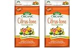 Espoma Organic Citrus-Tone 5-2-6 Natural & Organic Fertilizer and Plant Food for All Citrus, Fruit, Nut & Avocado Trees; 18 lb. Bag. Promotes Vigorous Growth & Abundant Fruit - 2 Pack