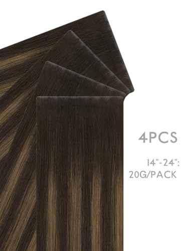 Image of WENNALIFE Invisi Edge 8cm Tape in Hair Extensions Human Hair