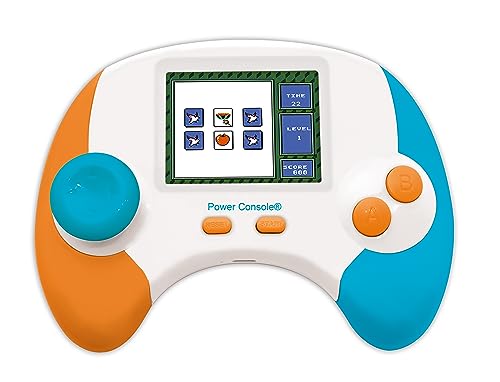 Lexibook Power Console - Consola de Juegos bilingüe educativa con 100 Actividades, inglés/español, JCG100i2