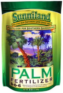 Sunniland Palm Fertilizer 6-1-8 Granules 5 Lb.