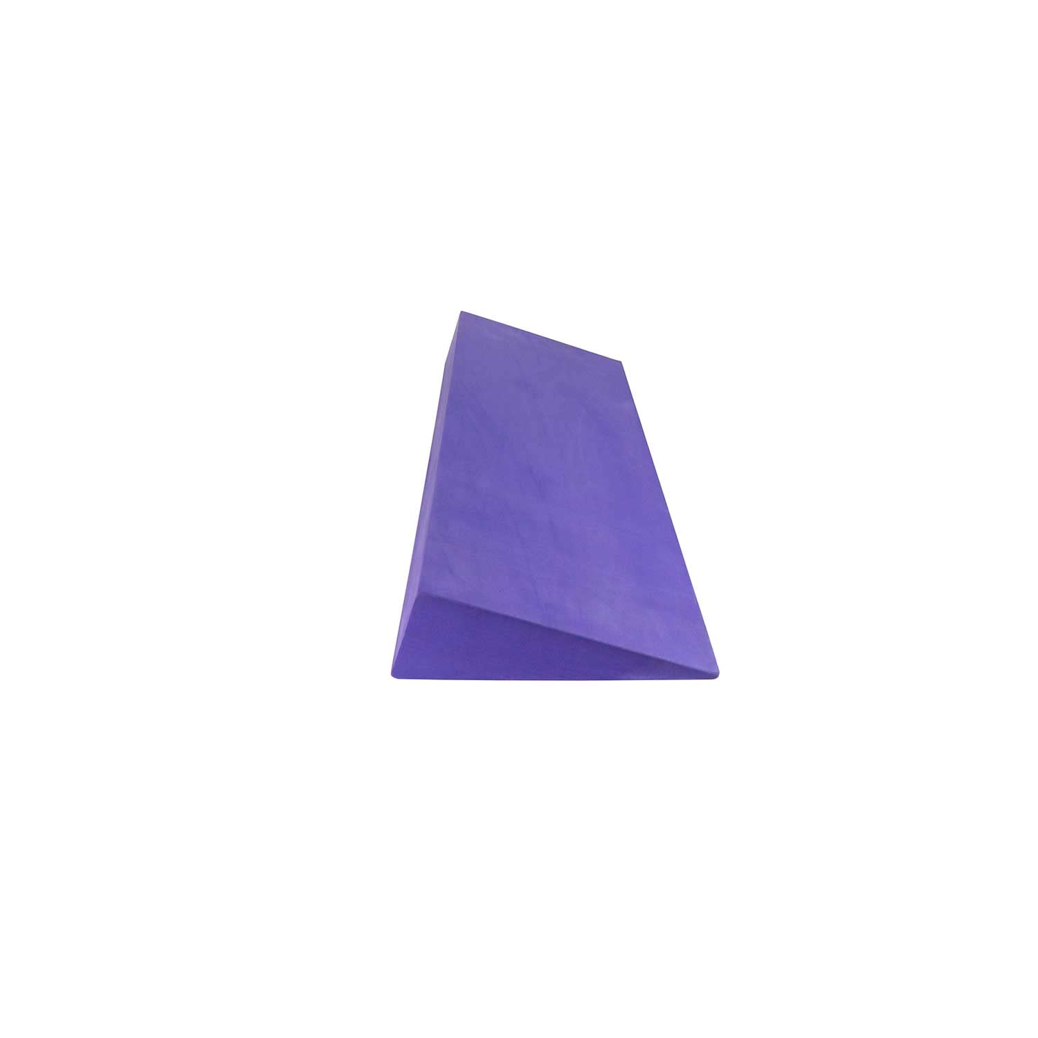 Yoga-Mad Cale de yoga EVA | Mousse EVA légère | Cale de yoga antidérapante pour poignets et mains | Cale inclinée pour professionnels et débutants en yoga et pilates (violet)