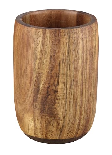 Kleine Wolke Zahnputzbecher Madera, Accessoires, Farbe Braun, Material: Akazie