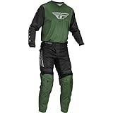 Fly Racing 2023 F-16 Olive Green/Black Adult Moto Gear Set - Pant and Jersey Combo
