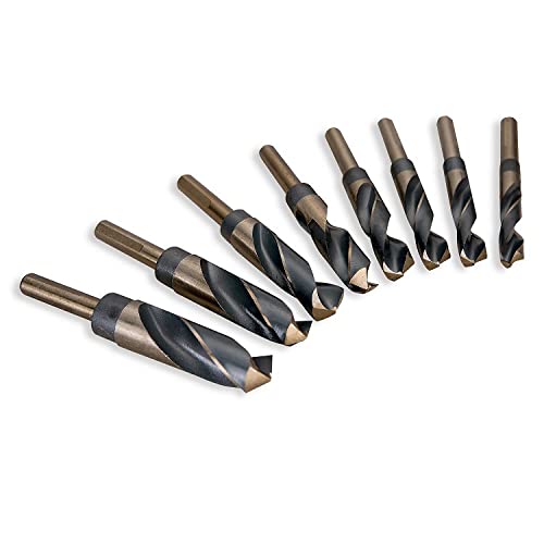 Foret à tige égale pour mandrin standard ensemble britannique de 8 pièces
