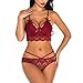 Produktbild Copelsie Sexy UnterwäSche Frauen Erotik Underwear Spitze WäSche ReizwäSche Einteilige Spitze Bodysuit Negligee Strap Einteilige Dessous Passion Nachthemden Sleepwear Reizvolle