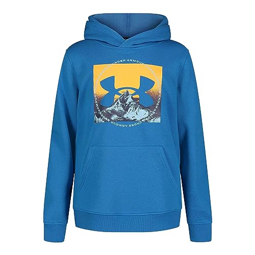 Image of Under Armour Boys' Pullover Hoodie Sweatshirt, Soft & Comfortable Fleece, Outdoor Collection