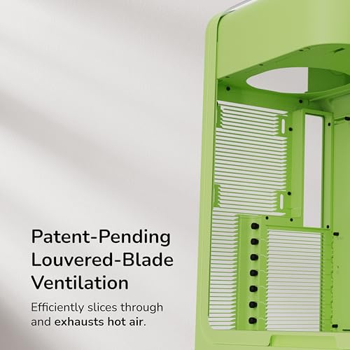 Image of HYTE X50 - Modern Performance ATX Mid-Tower Gaming PC Case - Optimized High Airflow Chassis - 4mm Thick, Curved, Laminated Acoustic Glass - Micro Mesh Panels w Sturdy Stamped Steel - Matcha Milk /Green