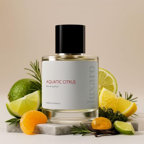 Luxaro Aquatic Citrus – Aqua.d.Gio Inspired Alternative Eau de Parfum for Men, 50ml, Long Lasting Vegan Cruelty-Free Luxury Fragrance, Made in France