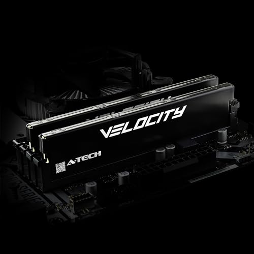 Image of A-Tech Velocity RAM 32GB DDR4 3200MHz (PC4-25600) XMP 2.0 UDIMM 1.2V Non-ECC DIMM 288-Pin Desktop Computer Gaming Memory - AV32G4D32X