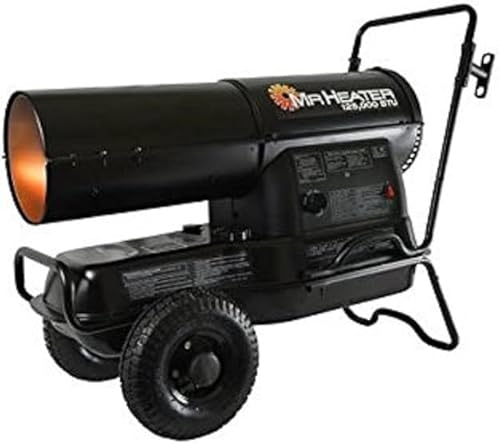 Mr. Heater Calentador de queroseno de aire forzado de 125,000 BTU, Multi
