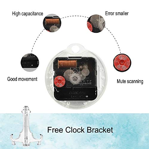 Exnundod Animal Noah's Ark Wall Clock, 9.5In Lion Giraffe Rabbit Desk Clock, Silent Non Ticking Clock, Home Decor For Kitchen Bedroom Office School Art #TOP4