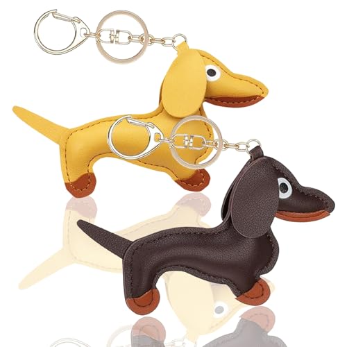2 Teckel Llaveros Personalizados, Perro Salchicha, Llavero Perro Personalizado, Perro Salchicha Decoracion, Llavero Navideño Utilizado Para Combinar Llaves, Bolsos, Ropa, Fundas De Teléfonos Móviles