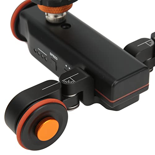 Image of L4X Electric Autodolly Track Slider with Ball Head Remote 3 Speed for Camera Black Aluminum Alloy