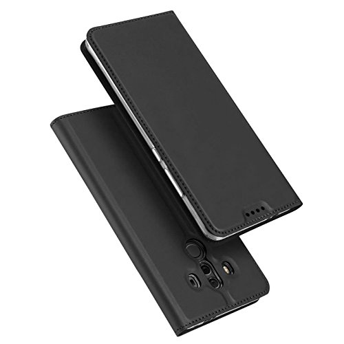 Verco Case compatible with Huawei Mate 10 Pro, Flip Wallet Cover with Magnetic Closure for Mate 10 Pro Phone Case - black - Image 2