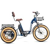 ADDMOTOR Grandtan II Electric Tricycle for Adults, UL2849 Certified, 750W Rear Drive Motor, 85MI ...