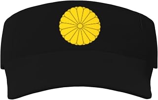 Ouyniei Imperial Seal of Japan Sun Visor Hat Men Women Outdoor Sports Sun Protection Visors, for Running, Golf, Tennis