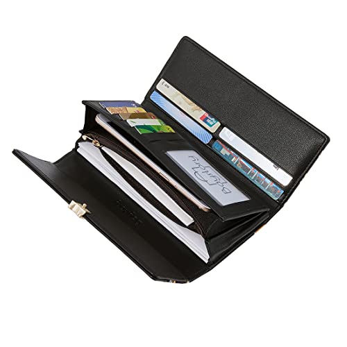 Baystory Corgi Women Big Spender Clutch Travel Organizer Large Travel Purse Perfect Carry-All Money Manager Tri-fold3