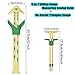 YEQIN 2 Pieces Handy 5-in-1 Sliding Gauge and No-Hassle Triangles GaugeSewing Measuring Tools, Plastic T Gauge Hem Gauge for Sewing Quilting. 2 Different Size