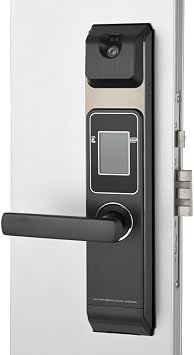 Smart Recognition Door Lock Electronic Keyless Digital Touch Screen for Home(Left Push)