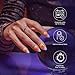 KISS Voguish Fantasy Halloween Press On Nails Almond, ‘Sweet Creature’, Orange and Yellow, Medium Length, Glow In The Dark, Glossy Glazed Effect, Pink Gel Nail Glue (2g), 28 Fake Nails