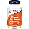 NOW Supplements, Super Enzymes, Formulated with Bromelain, Ox Bile, Pancreatin and Papain,180 Capsules