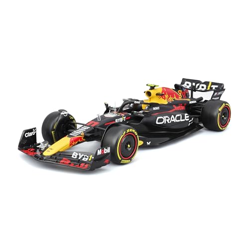 Bburago 1:24 2023 Race Oracle Red Bull RB19 with Figure, Perez #11