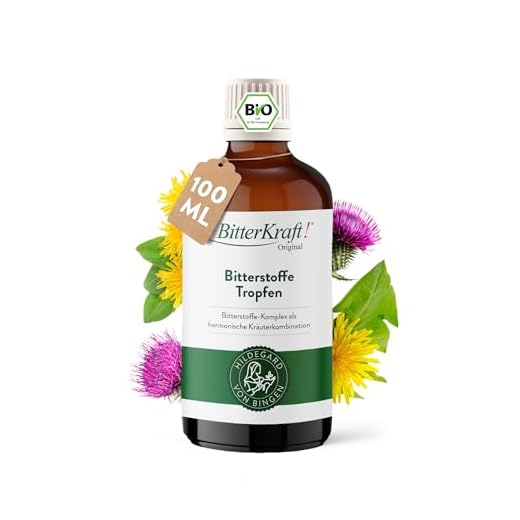 BitterKraft! Original BIO Bitterstoffe Tropfen 100 ml – nach Hildegard von Bingen – 9 erlesene Bitterkräuter - Verdauungsfördernd – hochdosierte Bittetropfen - 100% Natur – Vegan – Made in Germany