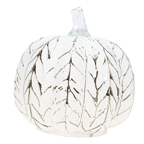 DOITOOL 1pc Halloween Led Pumpkin Lamp Flameless Simulated Glass Light Decor for Safe Family Use for Autumn Holiday and Festive Celebrations