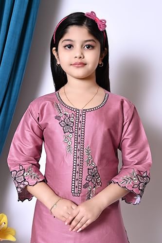 Image of Festive & Party Long Kurta with Straight Paint