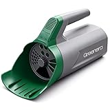 Greenera 1L Handheld Seed Spreader, Mini Lawn Spreader with Adjustable Dial Salt Spreader, Precise Application, No Assembly, Multi-Use Lawn & Garden Spreader for Grass Seed, Lawn Feed