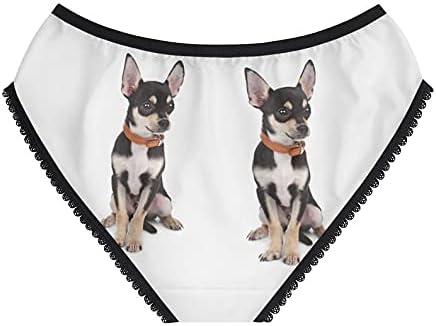 DogsMakeMeHappy Chihuahua Panties, Chihuahua Underwear, Briefs, Cotton Briefs, Funny Underwear, Panties For Women