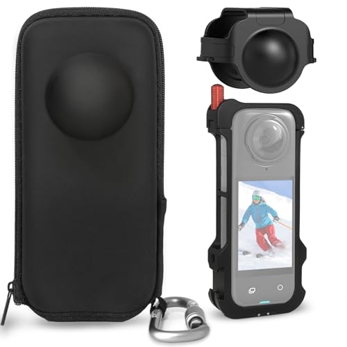 FitStill A~jEیt[ + ubN PU [P[X + VRYJo[ Insta 360 X4 ɓKĂAɂhoAX4 ANZT[Zbg