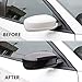 Crosselec Bright Black Side Door Mirror Cover Molding Trim for Dodge Charger 2011-2021 for Chrysler 300 300C 2011-2022 (Bright Black)
