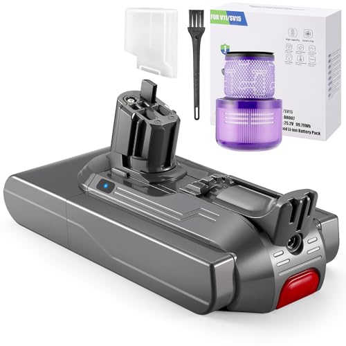 NYI V11 Battery Replacement Compatible with Dyson V15 Button Click-in Type - 25.2V 99.79WH for V11 V15 SV15 SV16 SV22 SV28 SV29 SV47 970425-01 Vacuum Cleaner (Not for Screw-in Type)