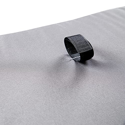 greemotion PET Hundebett mit Dach aus Aluminium und 100% Polyester, 63 x 65 x 65 cm Hundeliege grau