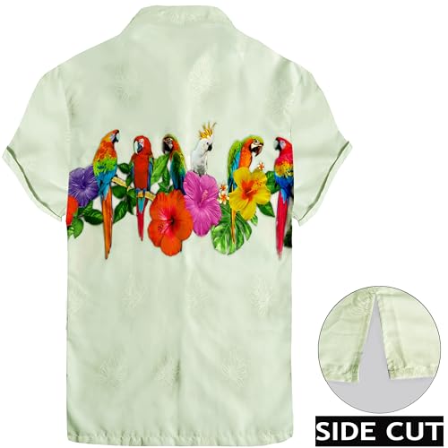 HAPPY BAY Men's Hawaiian Shirt Dress Boho2