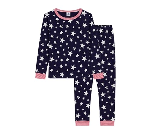 Petit Bateau Christmo S Ropa Noche, Tarde/Marshmallow, 8 años para Niños